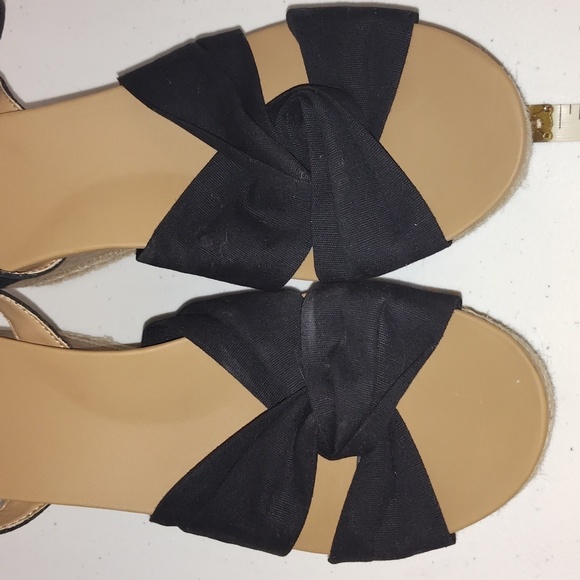 UGG Joslyn Espadrille Wedge Sandal | Black | Size 10 - Picture 11 of 12
